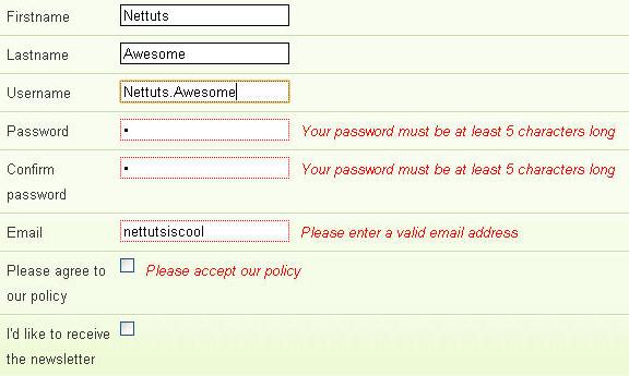 jQuery Validation
